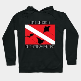 Manta Alley - Komodo National Park - Dive Indonesia Hoodie